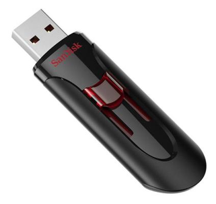 Флешка USB 64Gb SanDisk Cruzer Glide SDCZ600-064G-G35 черный
