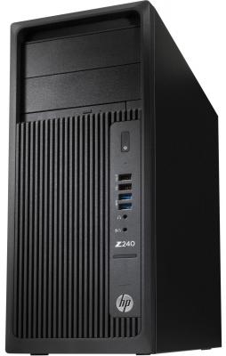 Системный блок HP Z240 MT E3-1245v5 3.5GHz 8Gb 1Tb HD530 DVD-RW Win7Pro Win10Pro клавиатура мышь черный J9C05EA