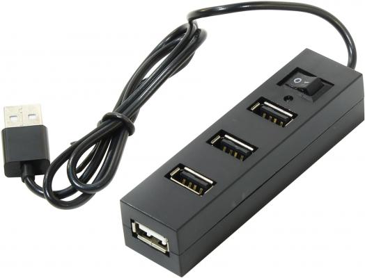 Концентратор USB 2.0 ORIENT TA-400 4 x USB 2.0 черный 30051