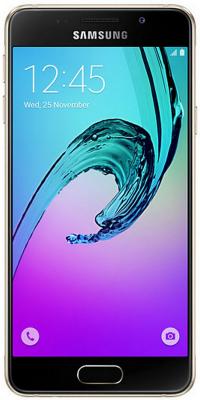 Смартфон Samsung Galaxy A3 Duos 2016 16 Гб золотистый (SM-A310FZDDSER)
