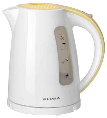 Чайник Supra KES-1726 2200 Вт белый жёлтый 1.7 л пластик