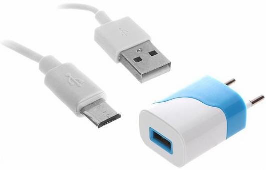 Сетевое зарядное устройство Continent ZN10-194NV USB 1A синий