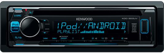 Автомагнитола Kenwood KDC-300UV USB MP3 CD FM RDS 1DIN 4х50Вт черный