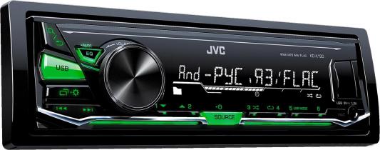 Автомагнитола JVC KD-X130 USB MP3 FM RDS 1DIN 4x50Вт черный