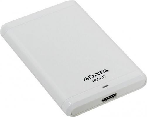 Внешний жесткий диск 2.5" USB3.0 1Tb A-Data HV100 AHV100-1TU3-CWH белый
