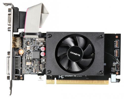 Видеокарта GigaByte GeForce GT 710 GV-N710D3-2GL PCI-E 2048Mb GDDR3 64 Bit Retail (GV-N710D3-2GL)