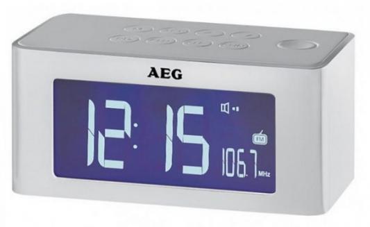 Часы с радиоприёмником AEG MRC 4140 i white