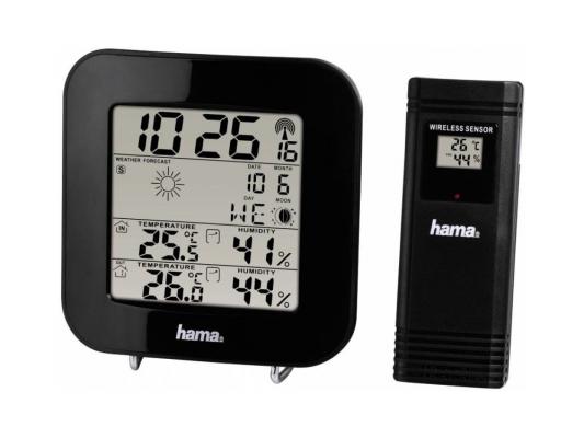 Метеостанция Hama 136222 EWS-200 черный