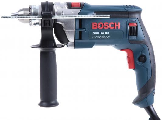 Дрель-шуруповёрт Bosch GSB 16 RE Case ЗВП 750Вт 06011A1020