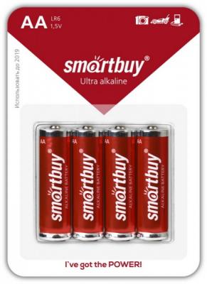 Батарейки Smartbuy SBBA-2A04B AA 4 шт