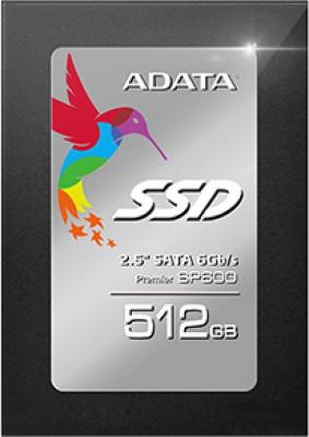 Твердотельный накопитель SSD 2.5" 512 Gb A-Data SP600 Read 550Mb/s Write 430Mb/s MLC ASP600S3-512GM-C