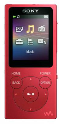 Плеер Sony NW-E394 8Гб красный