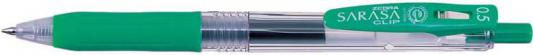 Гелевая ручка автоматическая Zebra SARASA CLIP зеленый 0.5 мм JJ15-G