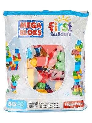 Конструктор Mega Bloks First Builders, обучающий 60 элементов CYP67
