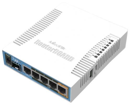 Wi-Fi роутер MikroTik hAP AC 802.11aс 150Mbps 2.4 ГГц 5 ГГц 5xLAN RJ-45 белый