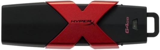 Флешка 64Gb Kingston HXS3/64GB USB 3.0 USB 3.1 черный красный