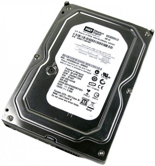 Жесткий диск 3.5" 320 Gb 7200 rpm 8 Mb cache Western Digital WD3200AVJS SATA II 3 Gb/s