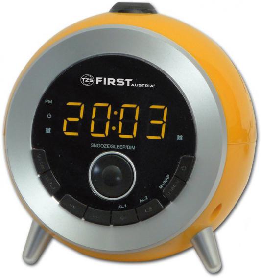 Часы с радиоприёмником First 2421-6 оранжевый