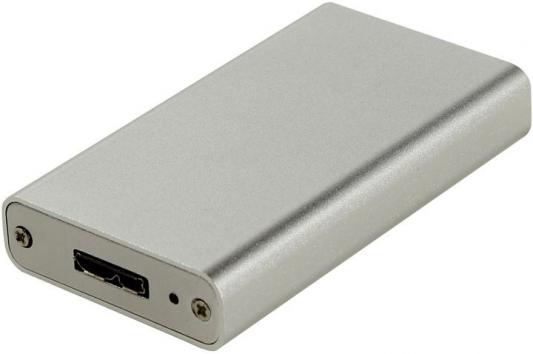 Внешний контейнер для SSD mSATA Espada PA6009U3 USB3.0 серебристый