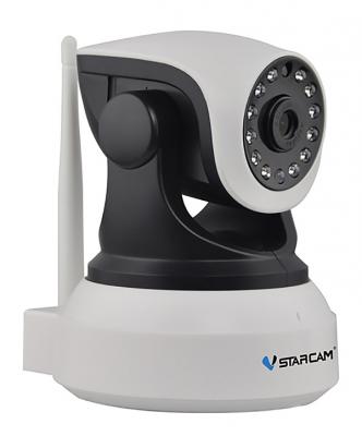 Камера IP VStarcam C7824WIP/RUSS CMOS 1/4" 1280 x 720 H.264 RJ-45 LAN Wi-Fi черный белый