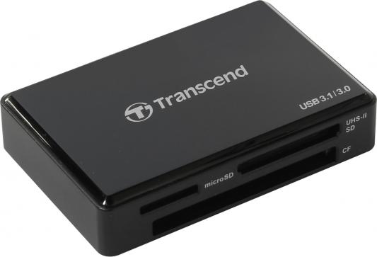 Картридер внешний Transcend TS-RDF9K USB 3.1/3.0 All-in-1 UHS-II черный