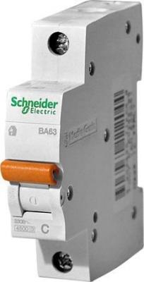Автоматический выключатель Schneider Electric ВА63 1П 63A C 11209