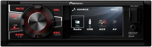 Автомагнитола Pioneer MVH-580AV USB MP3 FM RDS 1DIN 4x50Вт черный