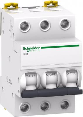 Автоматический выключатель Schneider Electric iC60N 3П 63A C A9F79363