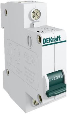 Автоматический выключатель DEKraft ВА-101 1П 10А C 4.5кА 11053DEK