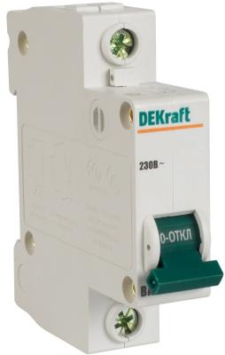 Автоматический выключатель DEKraft ВА-103 1П 2А C 6кА 12050DEK