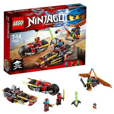 Конструктор LEGO Ninjago: Погоня на мотоциклах 231 элемент 70600