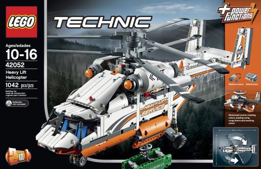 Конструктор Lego Technic: Грузовой вертолет 1042 элемента 42052