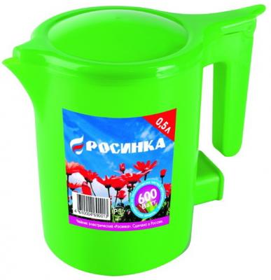 Чайник Росинка ЭЧ-0,5/0,5-220 500 Вт зелёный 0.5 л пластик