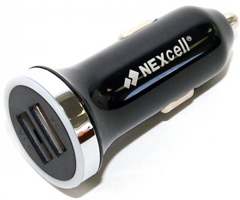 Автомобильное зарядное устройство Nexcell CC23A-103 2х USB 3.1А черный