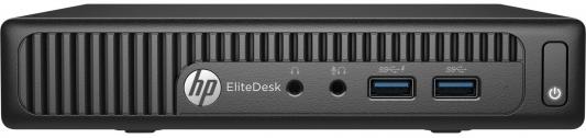 Тонкий клиент HP EliteDesk 705 G2 Mini A8-8600 1.6GHz 4Gb 500Gb Win10Pro клавиатура мышь черный T4J64EA