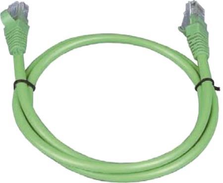 Патч-корд UTP 5е категории 2м ITK PC02-C5EU-2M зеленый