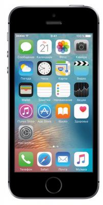 Смартфон Apple iPhone SE 16 Гб серый MLLN2RU/A