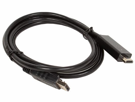Кабель DisplayPort 1.8м VCOM Telecom TA494 круглый черный