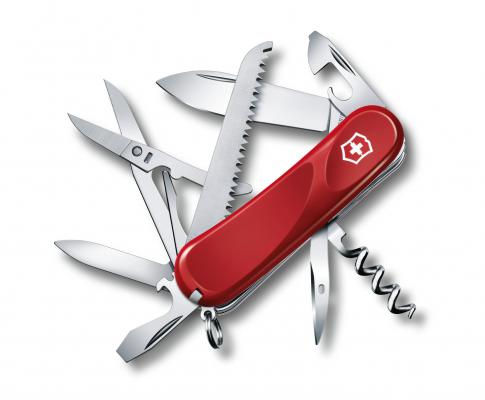 Нож перочинный Victorinox Evolution 17 2.3913.E 85мм 15 функций красный