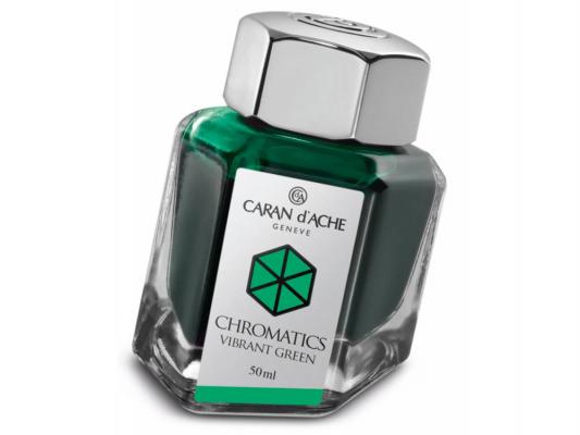 Флакон с чернилами Carandache Chromatics Vibrant Green чернила зеленый 50мл 8011.210