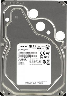Жесткий диск 3.5" 4 Tb 7200rpm 128Mb cache Toshiba MG04ACA400E SATA III 6 Gb/s
