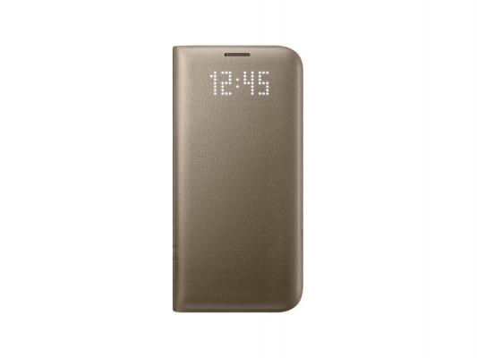 Чехол Samsung EF-NG935PFEGRU для Samsung Galaxy S7 edge LED View Cover золотистый
