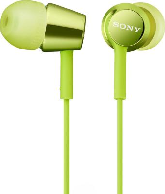 Наушники Sony MDR-EX150G зеленый