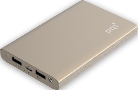 Портативное зарядное устройство PQI i-Power 5000V 5000 mAh золотистый 6PPQ-06JR0001A