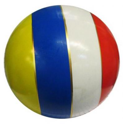 Мяч Мячи Чебоксары D200 с полосой лаковый 20 см с-23ЛП