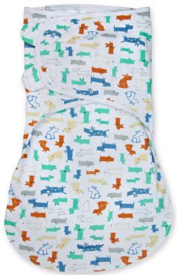 Конверт для пеленания на липучке размер L Summer Infant Wrap Sack (собачки/54160)