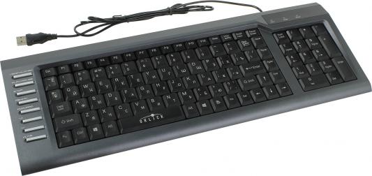 Клавиатура Oklick 350M USB серый