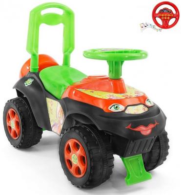 Каталка-машинка Rich Toys Автошка Винкс от 2 лет пластик зелено-оранжевая 013117/01К