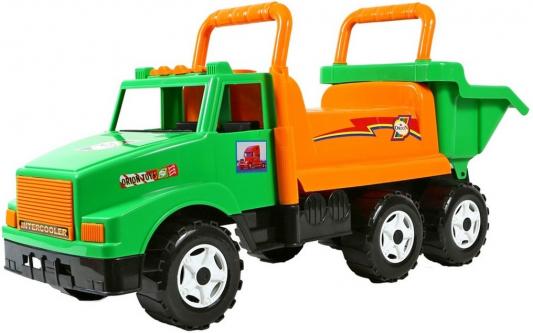 Каталка-самосвал Rich Toys МАГ с кузовом, 6 колёс зеленый от 10 месяцев пластик ОР211