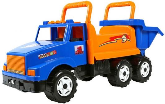 Каталка-самосвал Rich Toys МАГ с кузовом, 6 колёс синий от 10 месяцев пластик ОР211